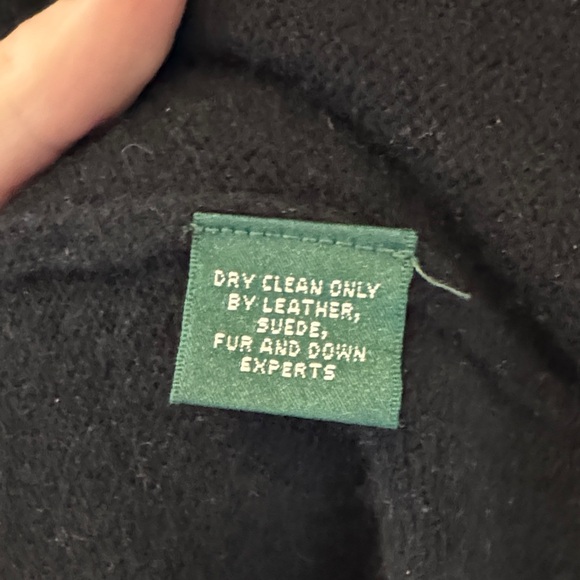 Ralph Lauren Black Turtleneck Sweater with Leather Buckles - Picture 9 of 9